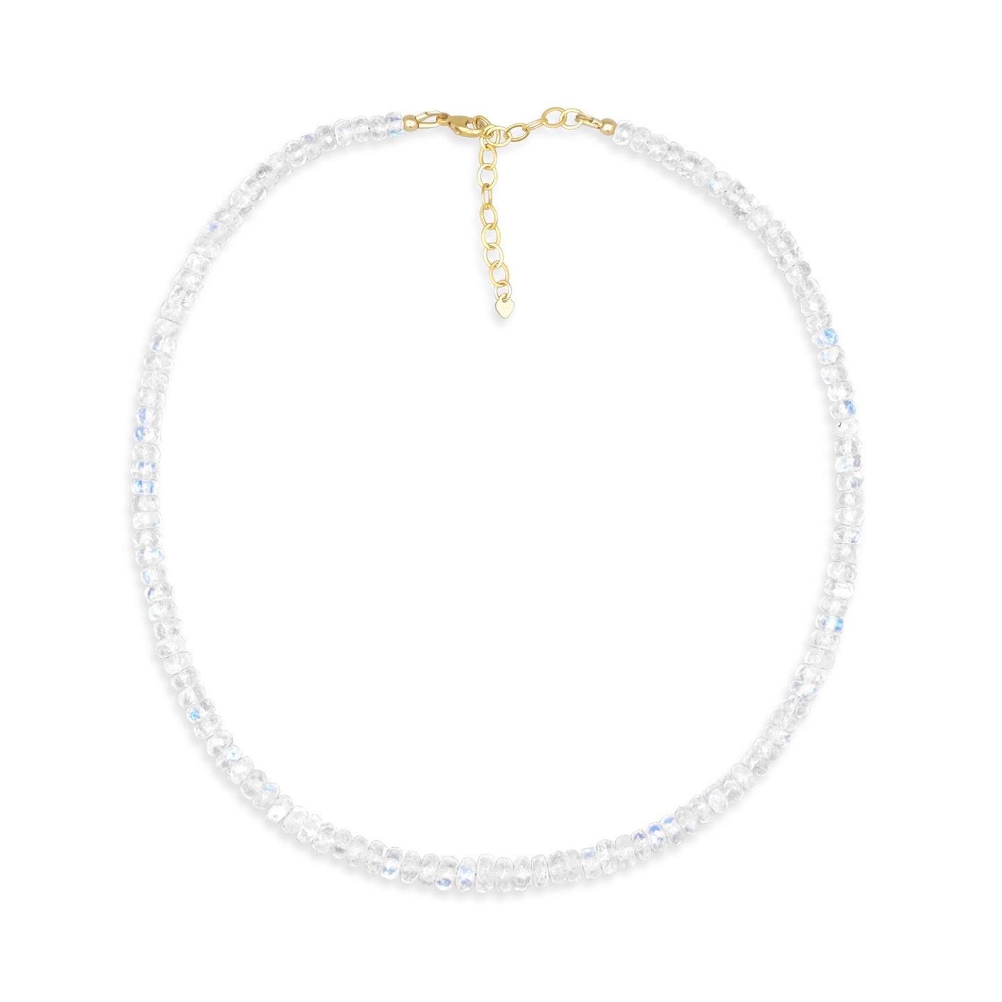 Moonlit Aura Rainbow Moonstone Necklace