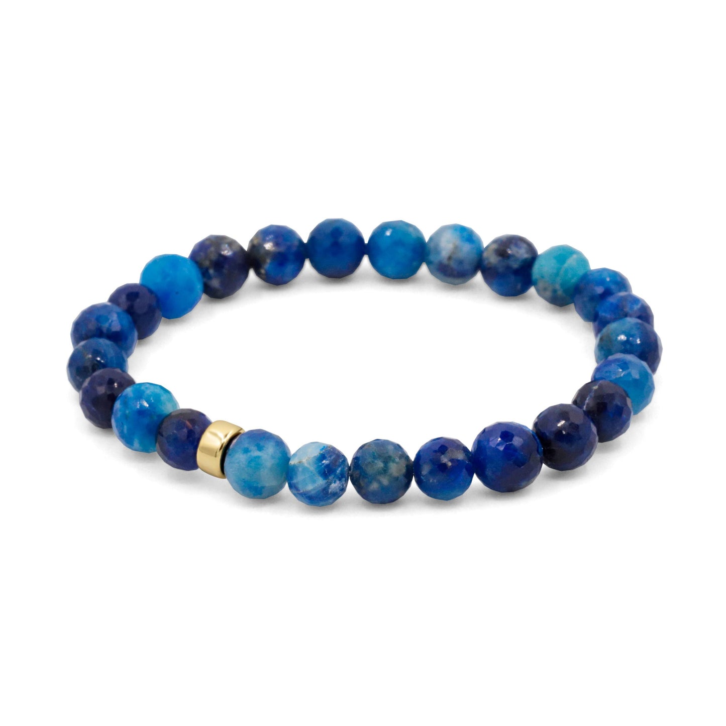 Afghanite Bracelet, Rare Natural Afghanite Gemstone Bracelet, Dainty Blue Gemstone Bracelet, Collector Stone Jewelry, Handmade in Canada