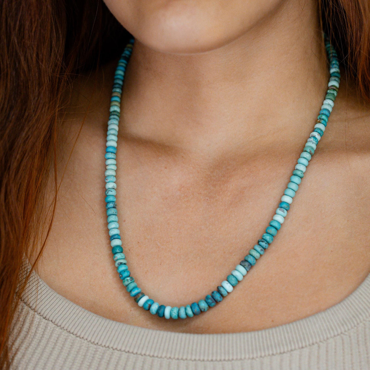 Dust and Sky Turquoise Necklace
