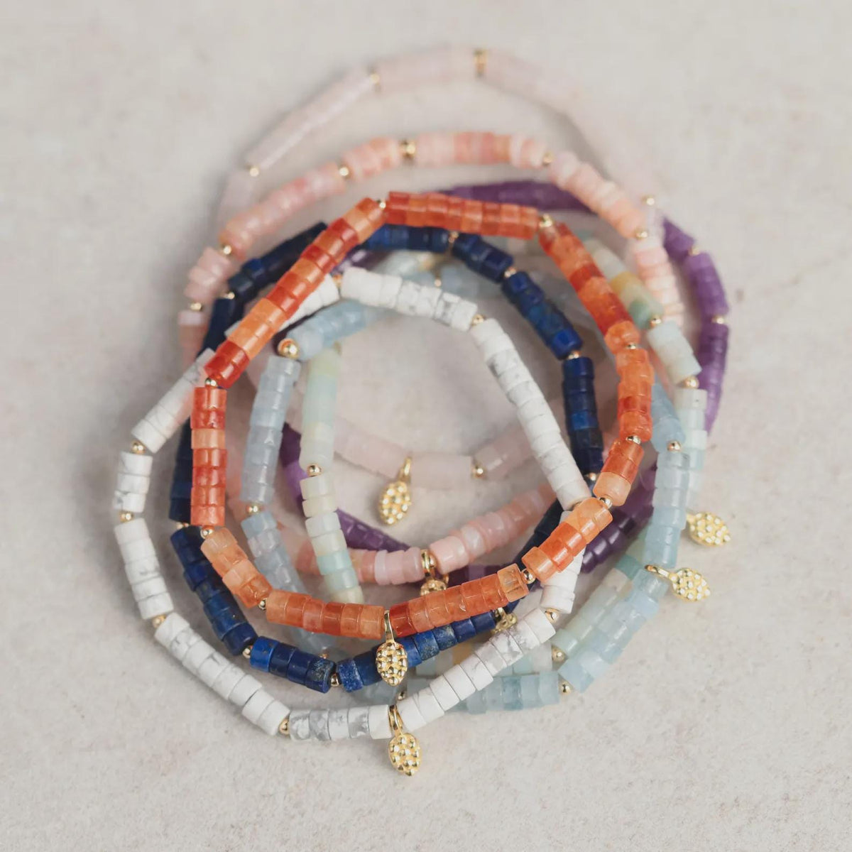 Rose Quartz Mosaic Bracelet EBRM2047