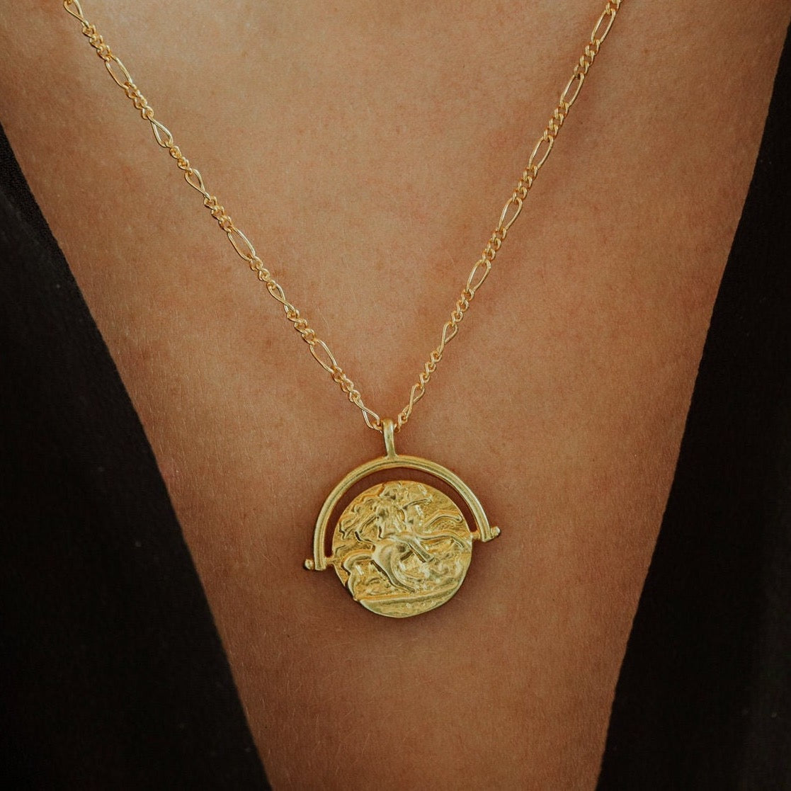 Greek pendant necklace