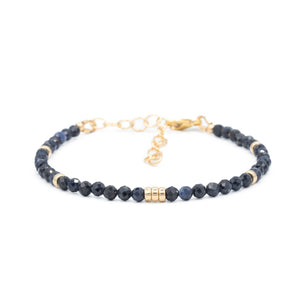Blue Sapphire adjustable bracelet