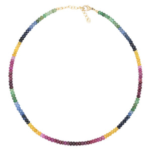 Rainbow Sapphire necklace