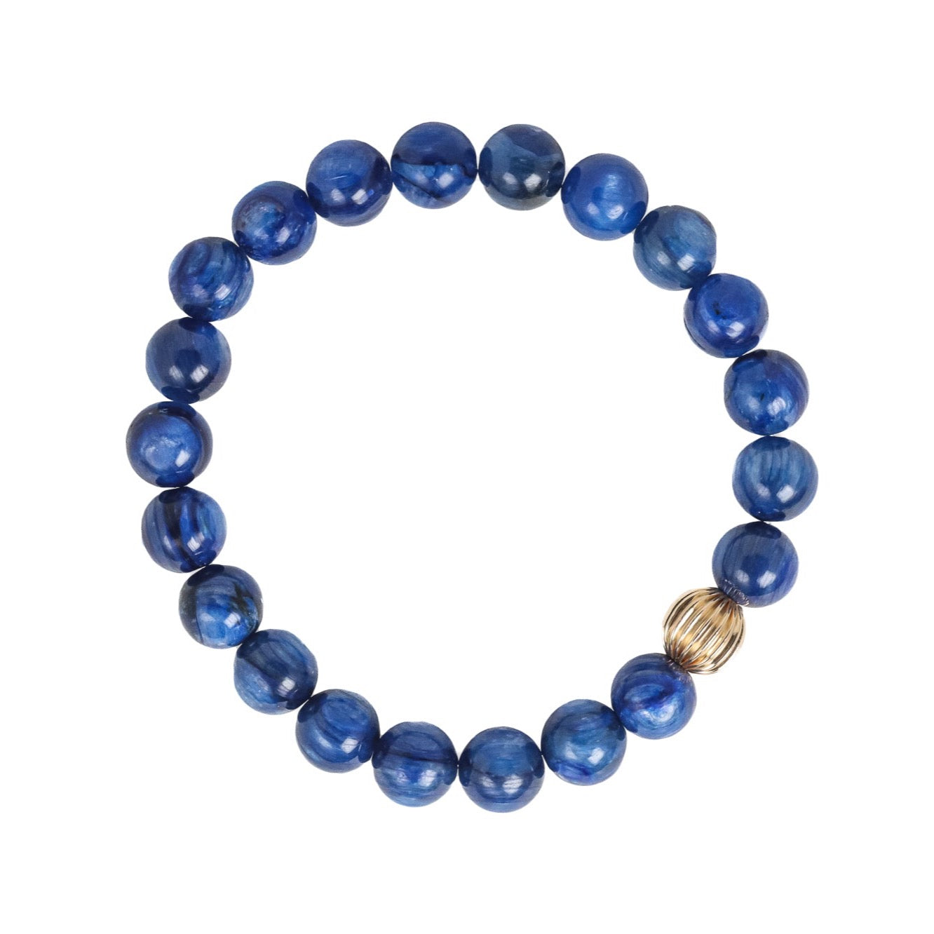Blue Kyanite Bracelet 8mm