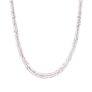 Light Pink Sapphire Necklace