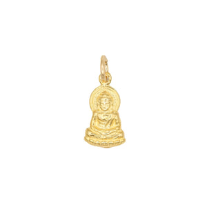 Gold Vermeil Buddha Pendant