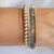 Labradorite gold bracelet