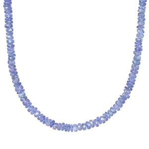 AAA+ Tanzanite necklace, beaded tanzanite necklace, Violet Flame Energy, AAA tanzanite, Third Eye Chakra, Psychic Power, violet