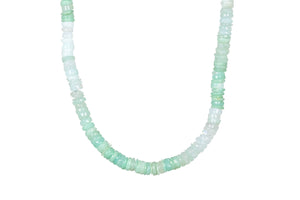 Peruvian opal sun necklace