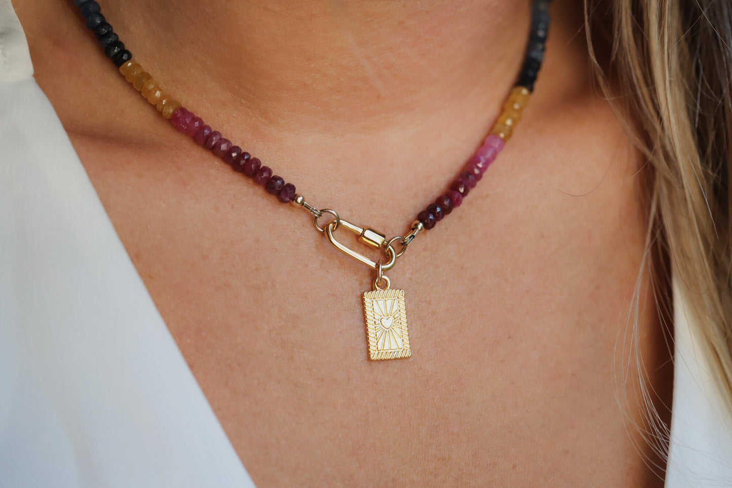 Heart Burst Mutlisapphire Sapphire