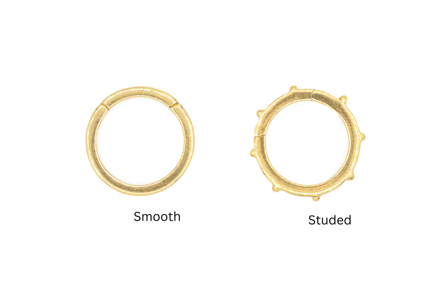 Charm holder SMOOTH - 3 microns gold vermeil