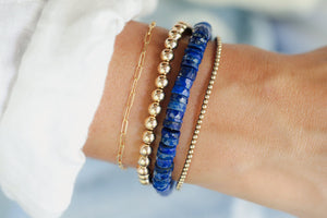 Lapis Lazuli heishi bracelet