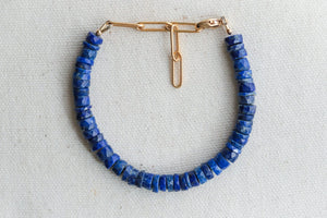 Lapis Lazuli heishi bracelet