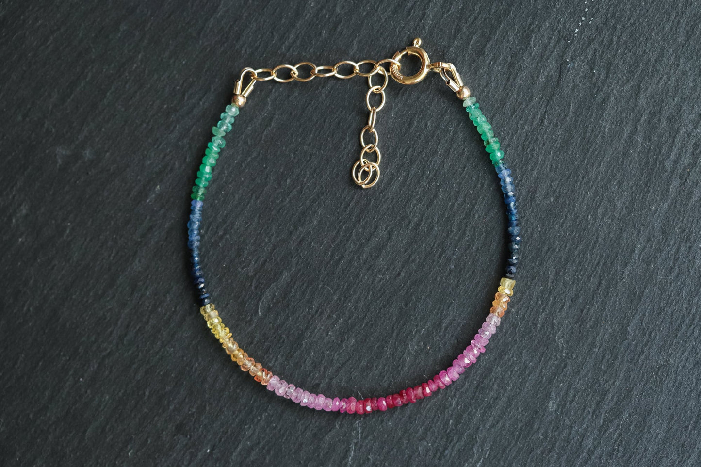 Rainbow Sapphire Bracelet