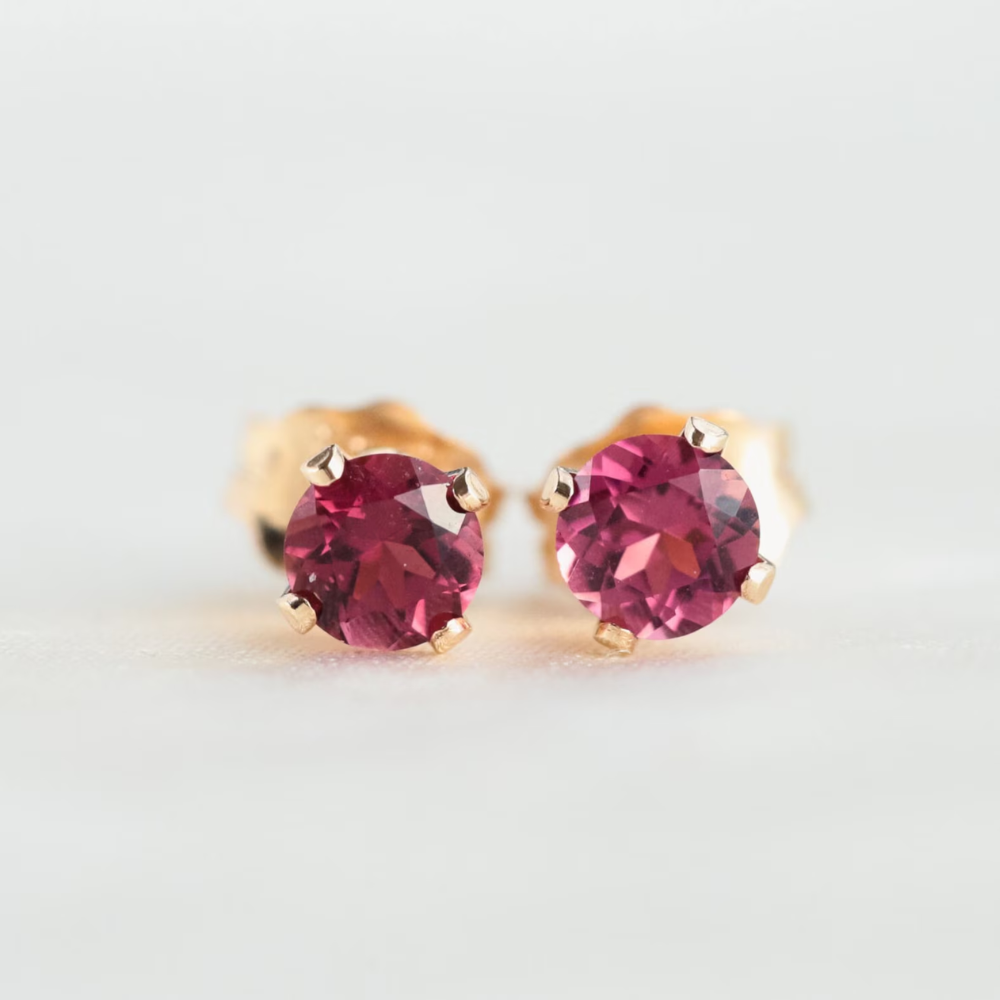 Tourmaline Studs 14K Gold Filled