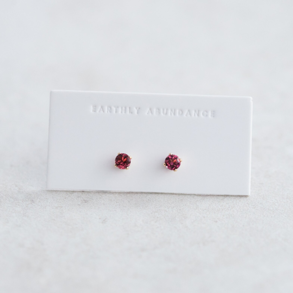Tourmaline Studs 14K Gold Filled