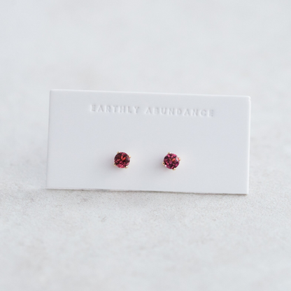 Tourmaline Studs 14K Gold Filled