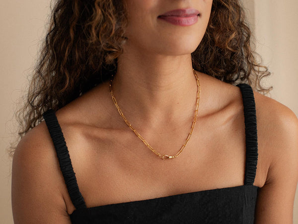 Swivel paperclip chain - 14K gold filled