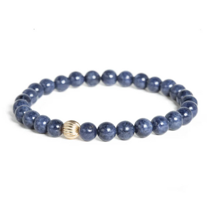 Blue Sapphire Bracelet 6mm - 14K