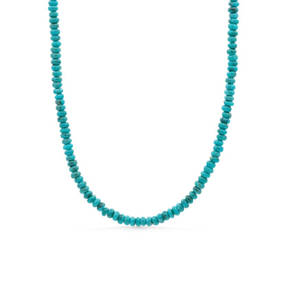 Kingman Turquoise Necklace - 14K - Earthly Abundance