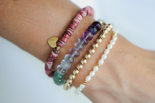 Rainbow Fluorite Bracelet