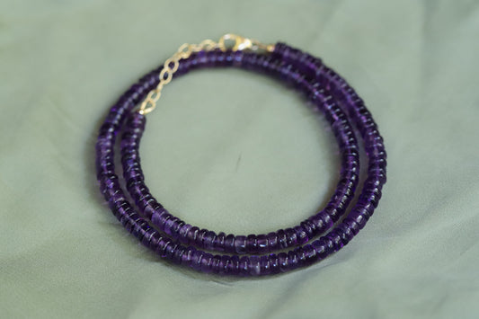 Smooth Amethyst Necklace