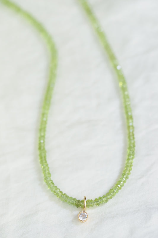 Peridot necklace
