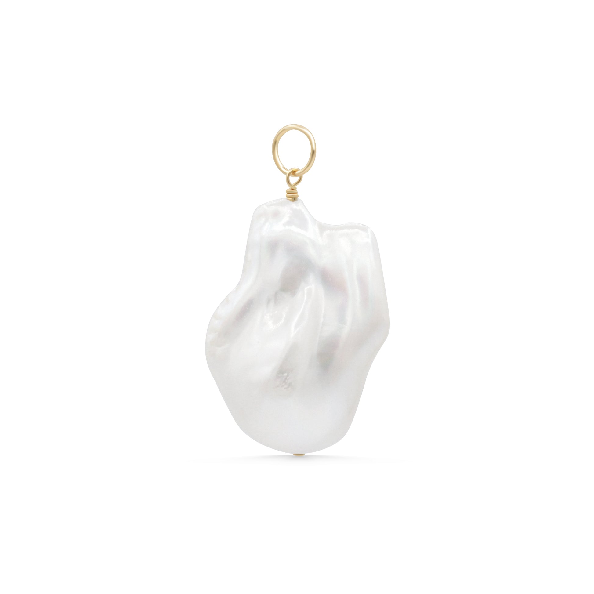 Baroque pearl pendant - Earthly Abundance