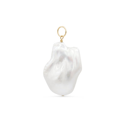 Baroque pearl pendant - Earthly Abundance