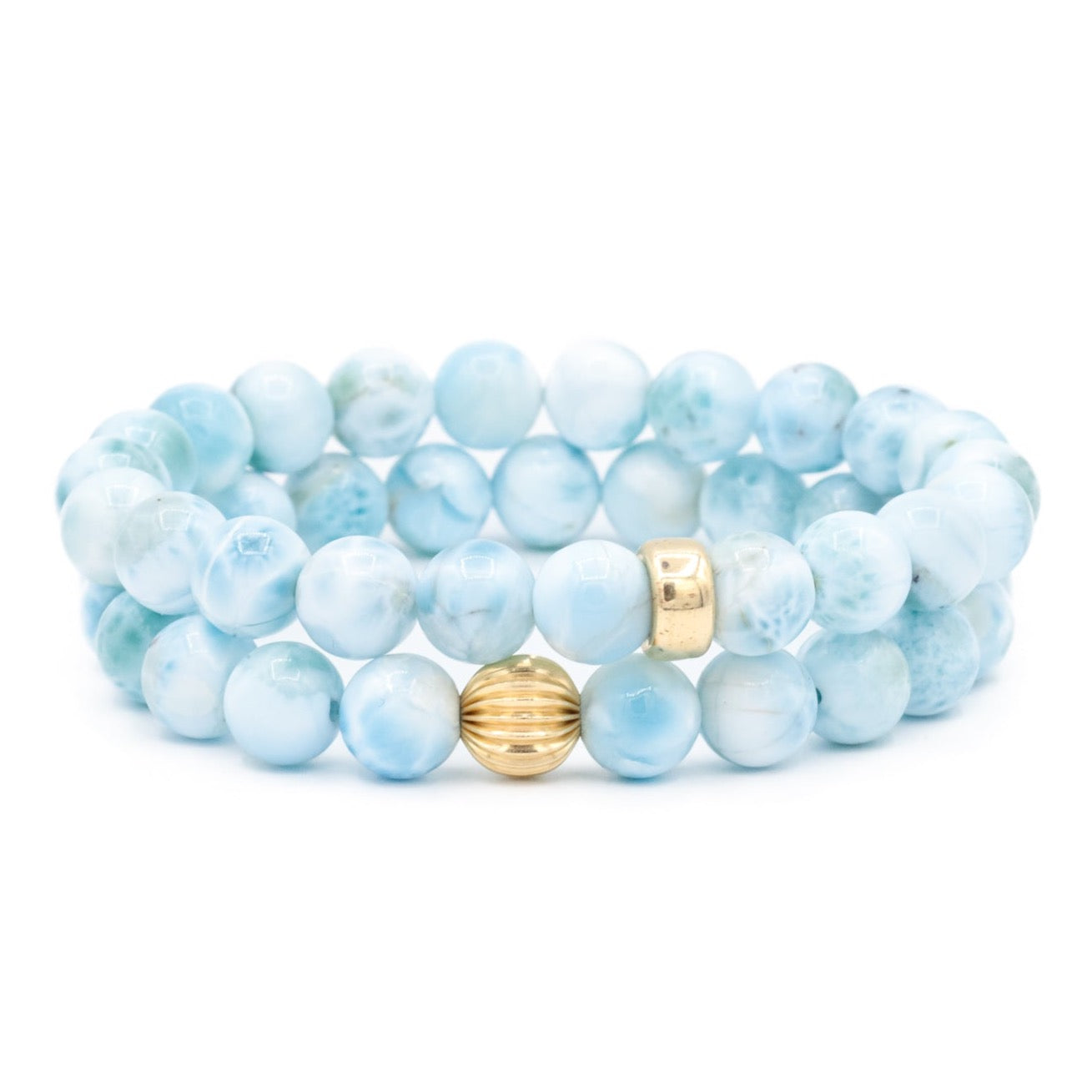 Larimar bracelet 8mm