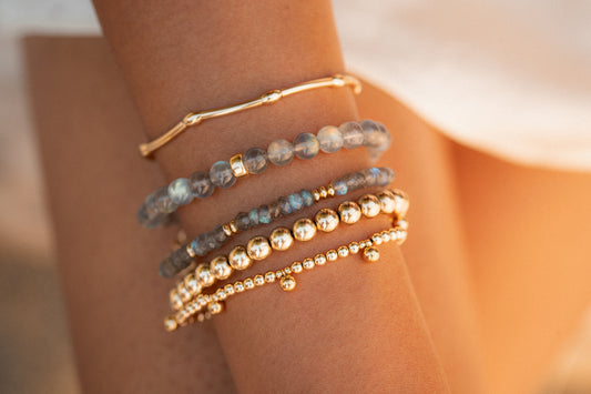 Labradorite Bracelet - 14K