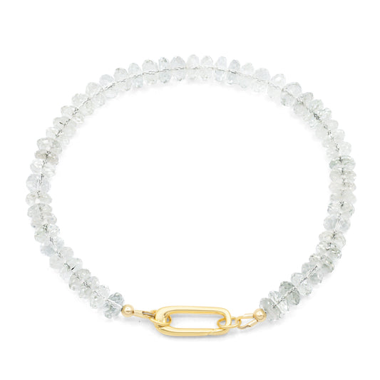 Green Amethyst Bracelet - Earthly Abundance