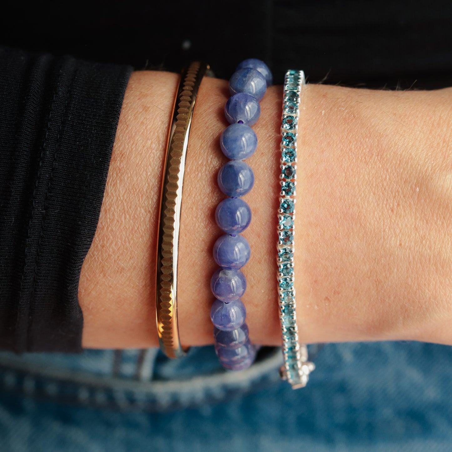 London Blue TopazTennis Bracelet