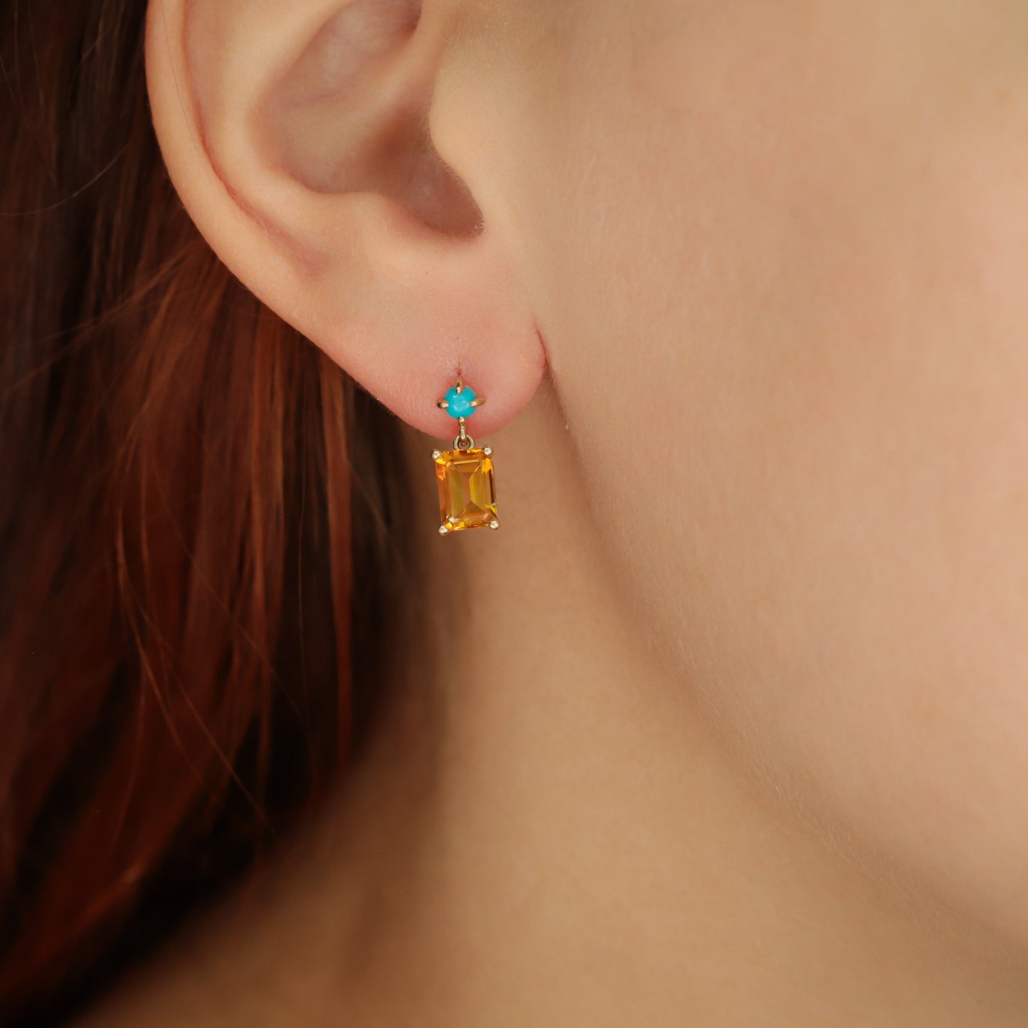 Golden Horizon Earrings -14K