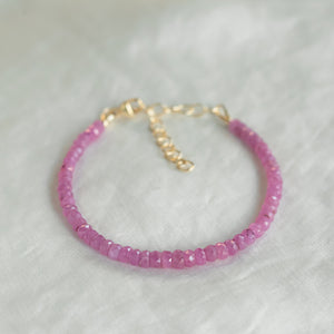 Pink Sapphire bracelet