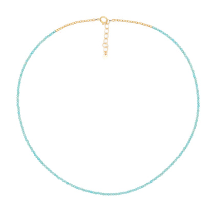 Tiny Amazonite 2mm Necklace