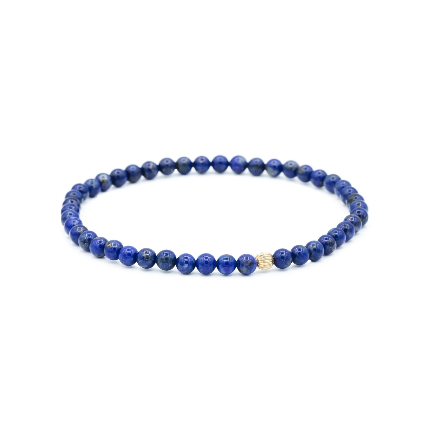 Lapis Lazuli 4mm 14K