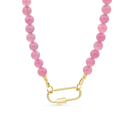 6mm Carabiner Necklace Oval Screw