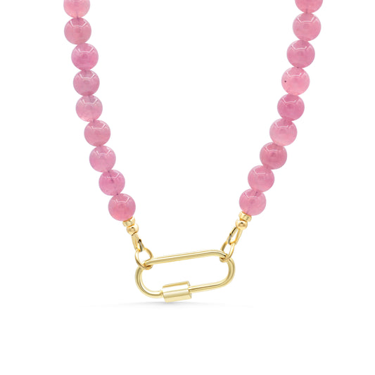6mm Carabiner Necklace Oval Screw
