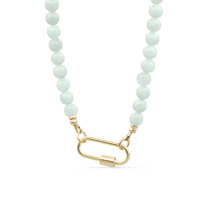 6mm Carabiner Necklace Oval Screw