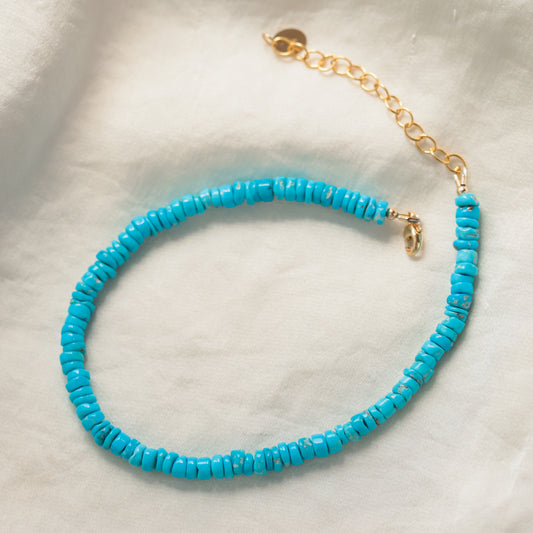 Endless Summer Anklet - Sleeping Beauty Turquoise