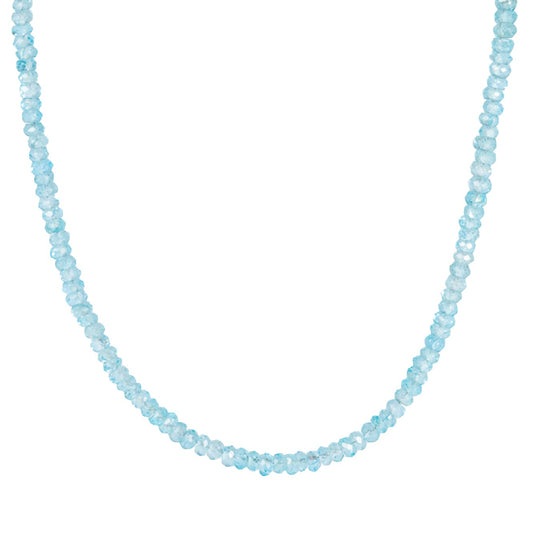 Aquamarine Necklace 14K