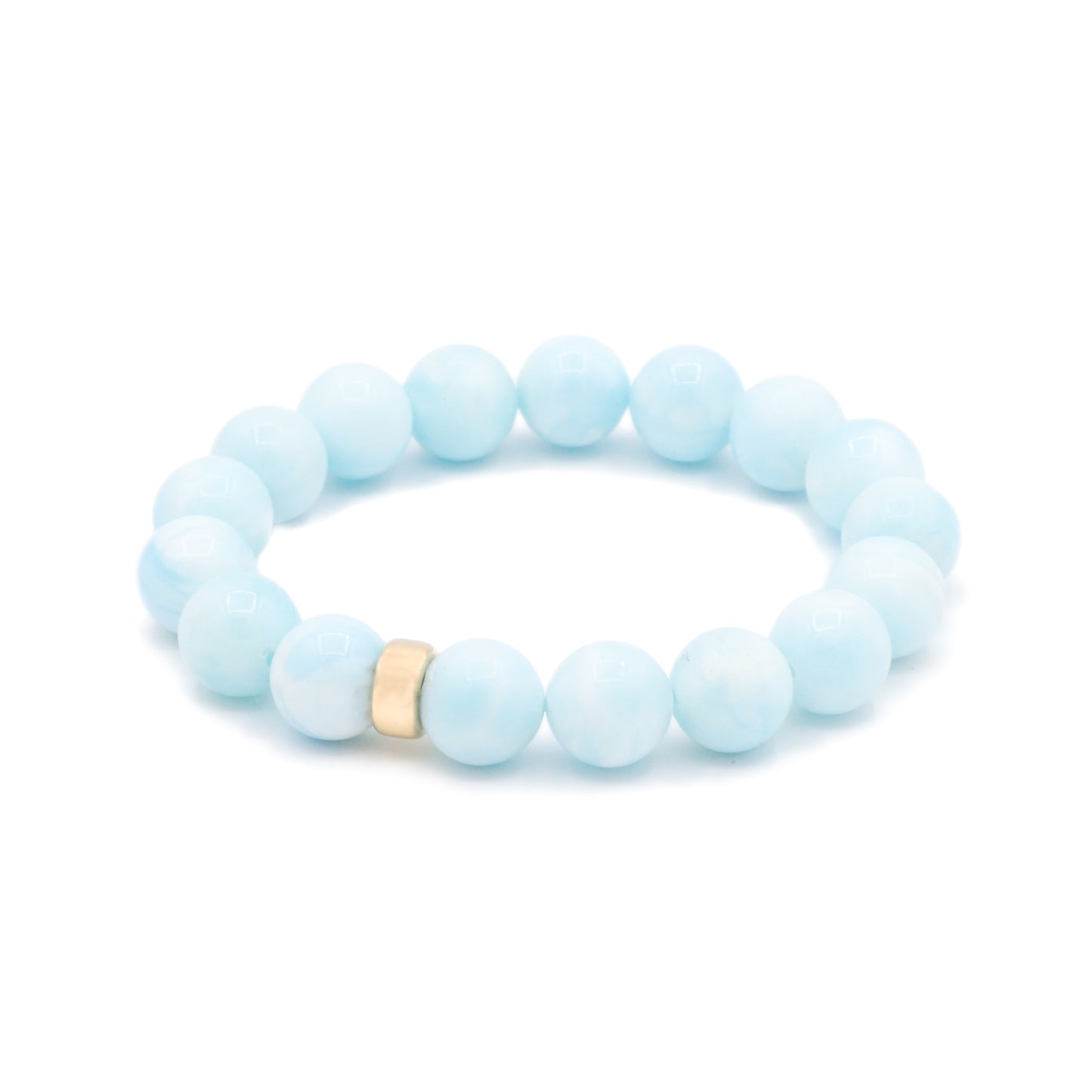 Hemimorphite Bracelet – 14K