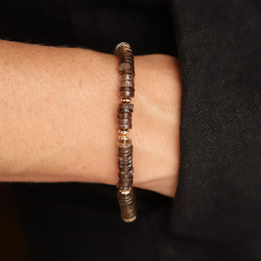 Smoky Quartz Bracelet - Earthly Abundance