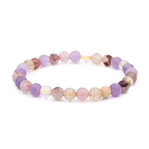 Super seven bracelet 6mm or 8mm