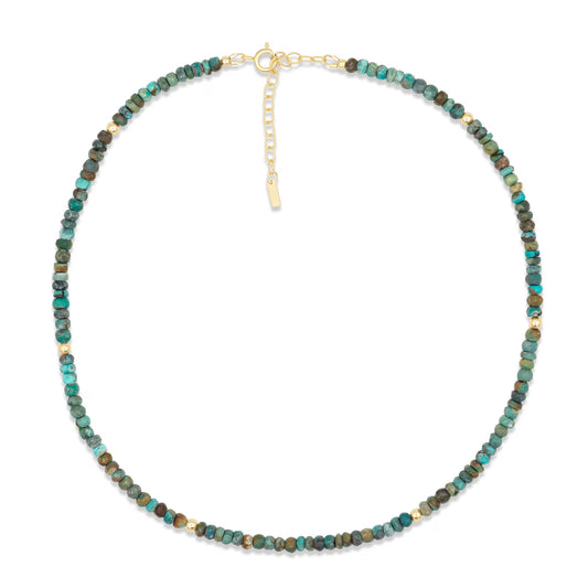 Earthy Natural Turquoise Necklace - Earthly Abundance