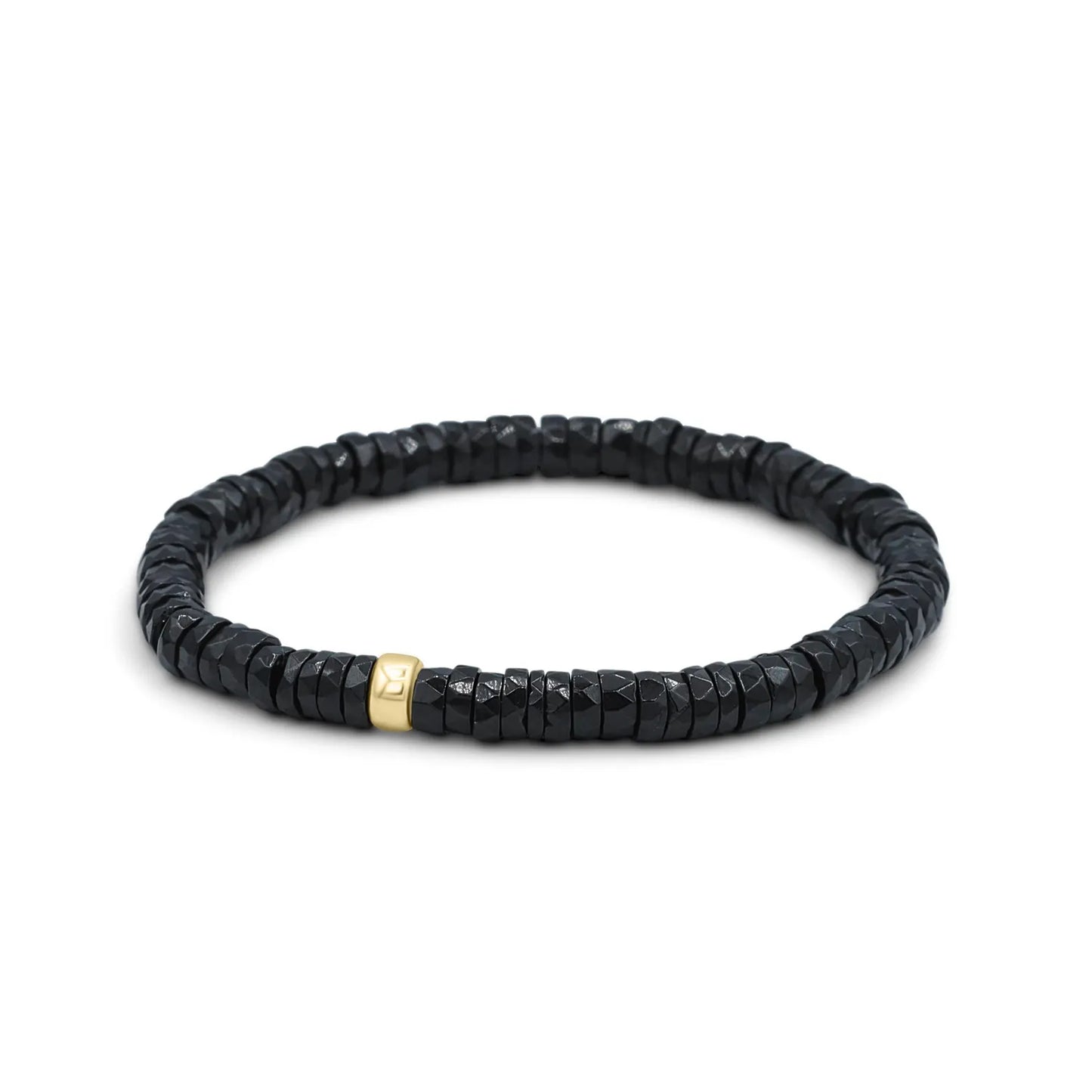 Grounding Black Tourmaline Heishi Bracelet