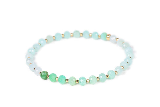 Chrysoprase Ombre bracelet