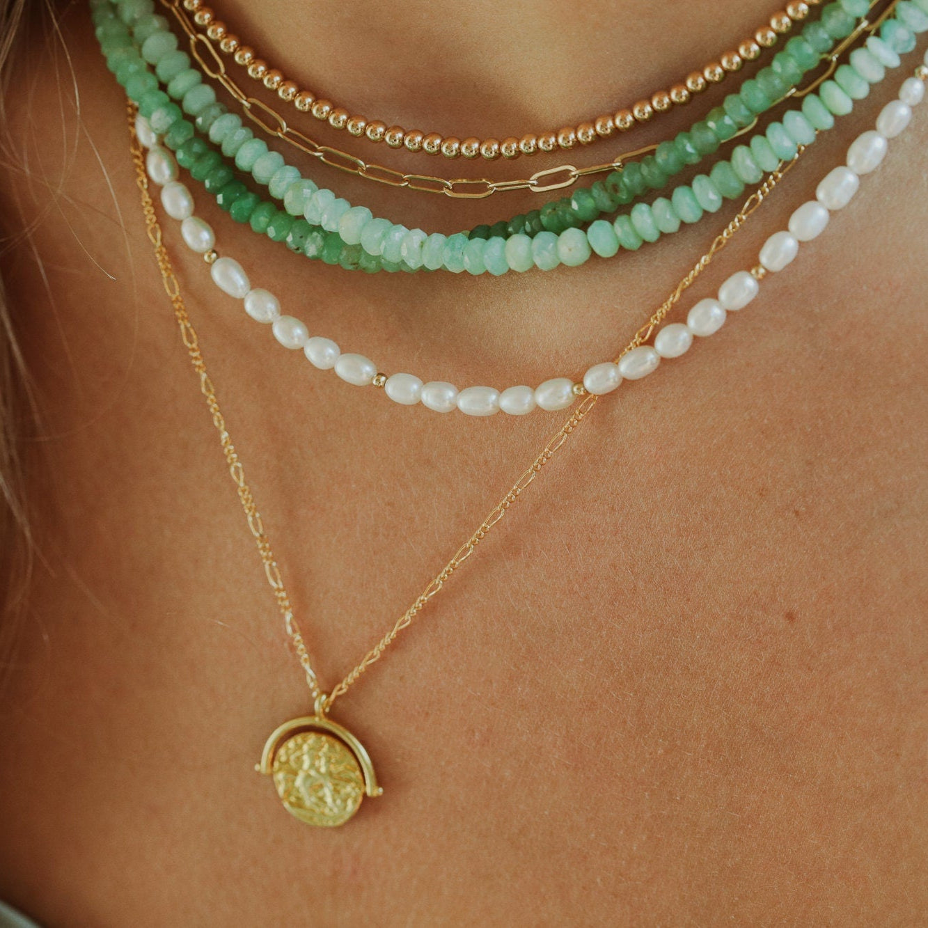 Freshwater Pearl Choker - 14K