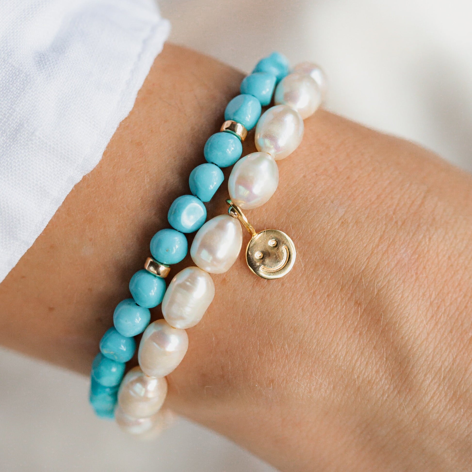 Turquoise Bracelet, All Natural Sleeping Beauty Turquoise Bracelet, [EBTP1033] Sleeping Beauty Turquoise Jewelry, December Birthstone